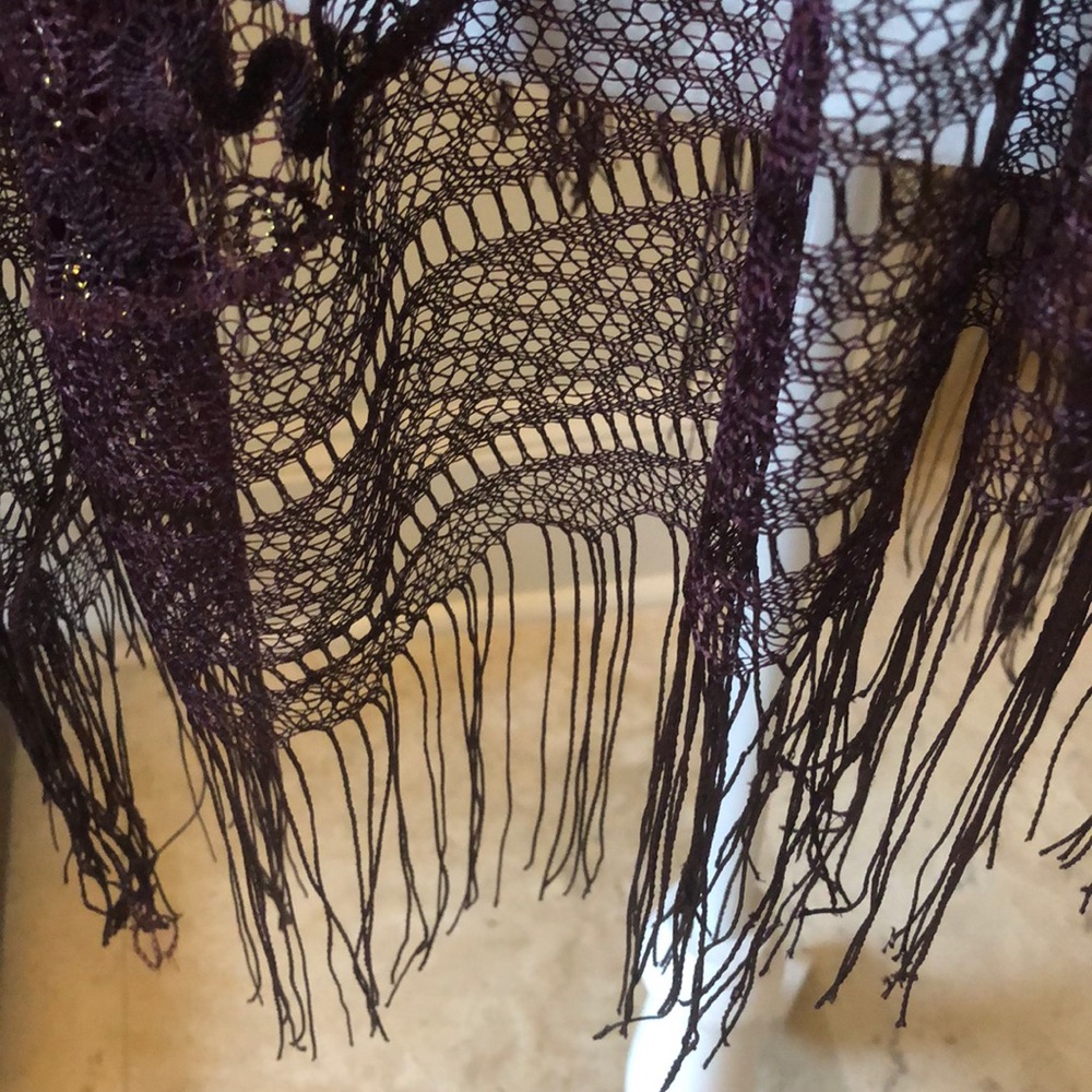 Boho Fringe Ruana - Picture 3 of 3